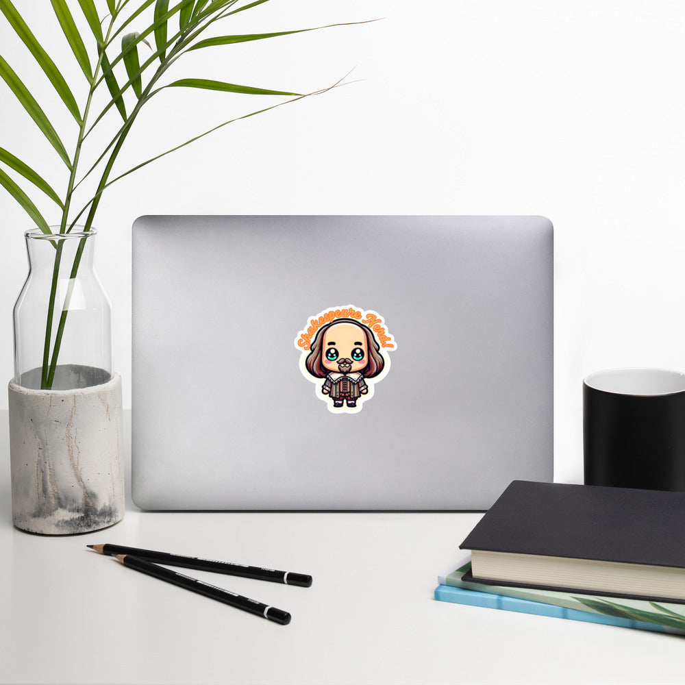 Bubble-free stickers Shakespeare embrace your inner nerd bard sticker Theatre sticker director actor