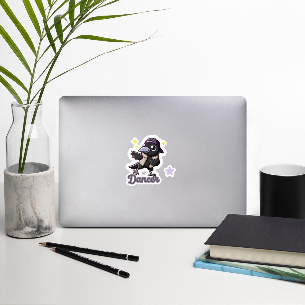 Bubble-free stickers Hip Hop Break Dancing Crow Sticker Dancing bird stickers Hip Hop stickers Dance Teacher