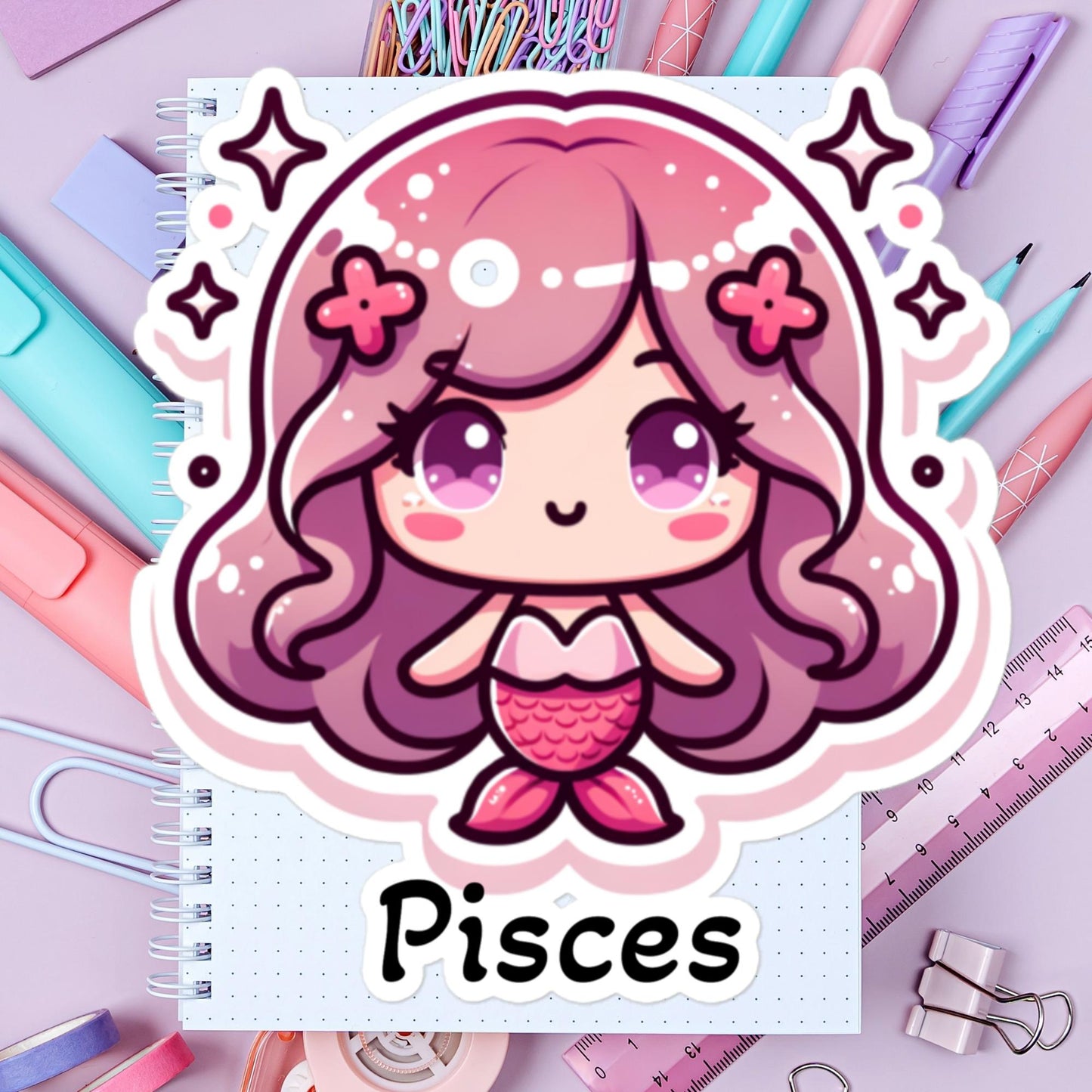 Stickers Pisces Zodiac Astrology Stickers Gifts Zodiac Stickers Astrology Pisces Gifts Stickers Zodiac