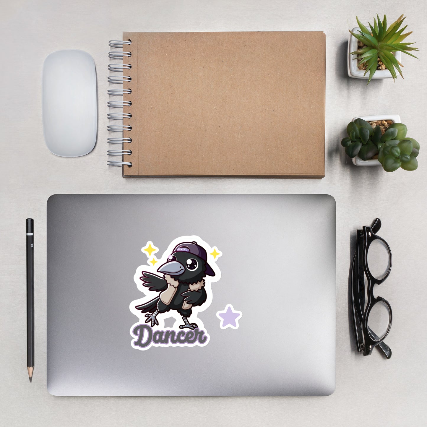 Bubble-free stickers Hip Hop Break Dancing Crow Sticker Dancing bird stickers Hip Hop stickers Dance Teacher