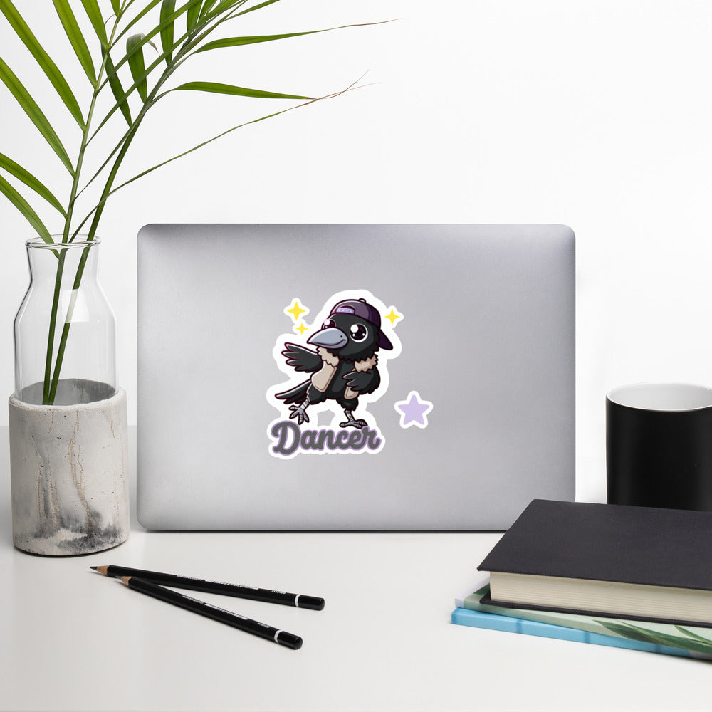 Bubble-free stickers Hip Hop Break Dancing Crow Sticker Dancing bird stickers Hip Hop stickers Dance Teacher