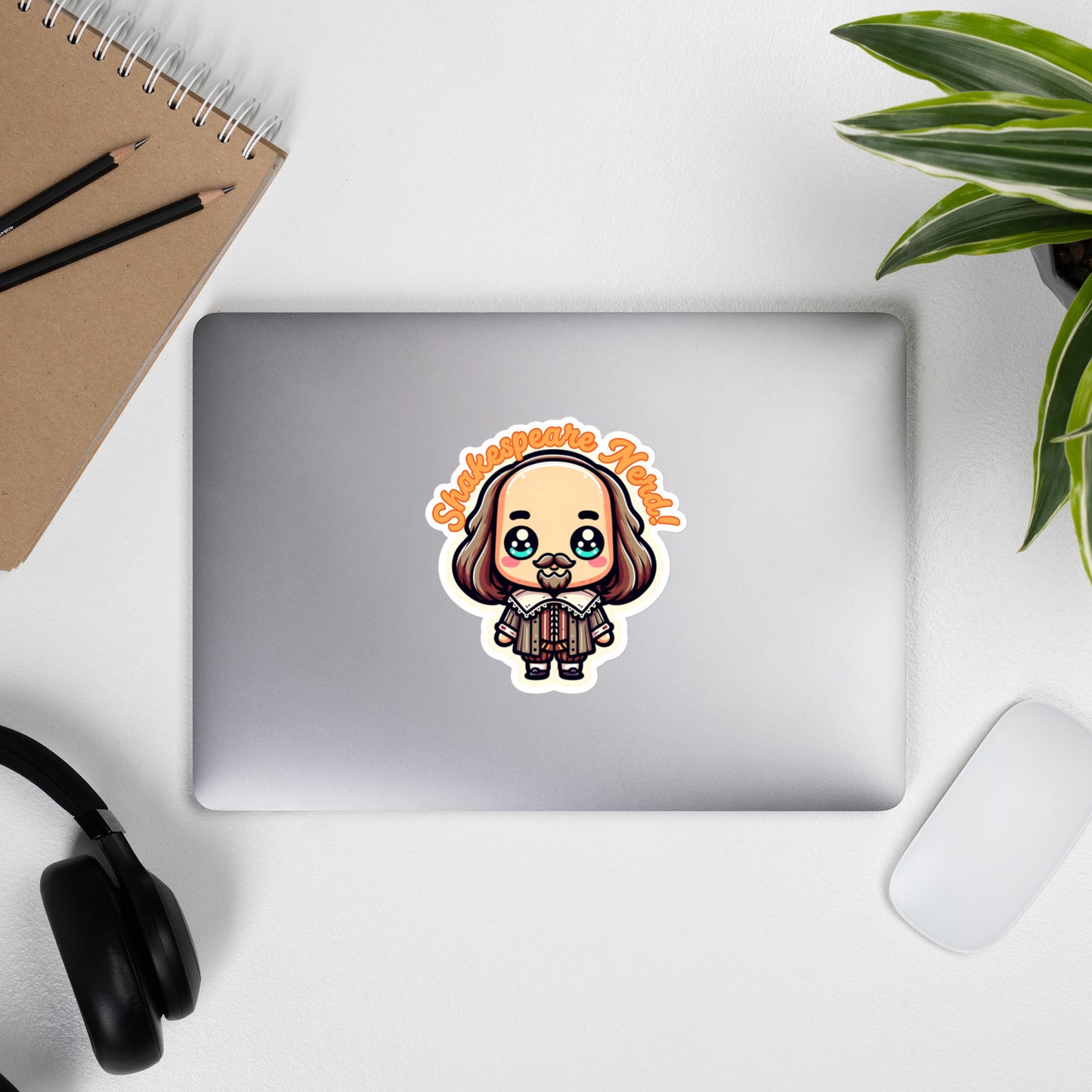 Bubble-free stickers Shakespeare embrace your inner nerd bard sticker Theatre sticker director actor