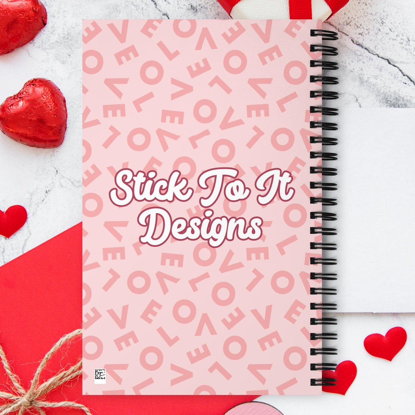 Red Panda Flower Love Spiral notebook Valentine's Day Gift Red Panda Gifts