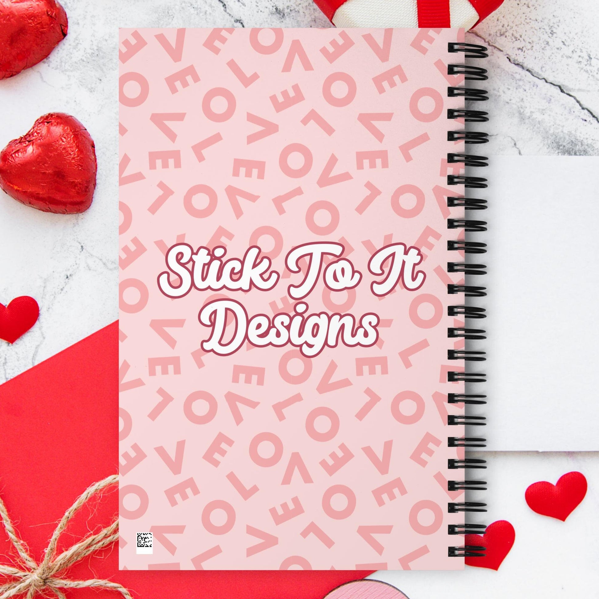 Red Panda Flower Love Spiral notebook Valentine's Day Gift Red Panda Gifts