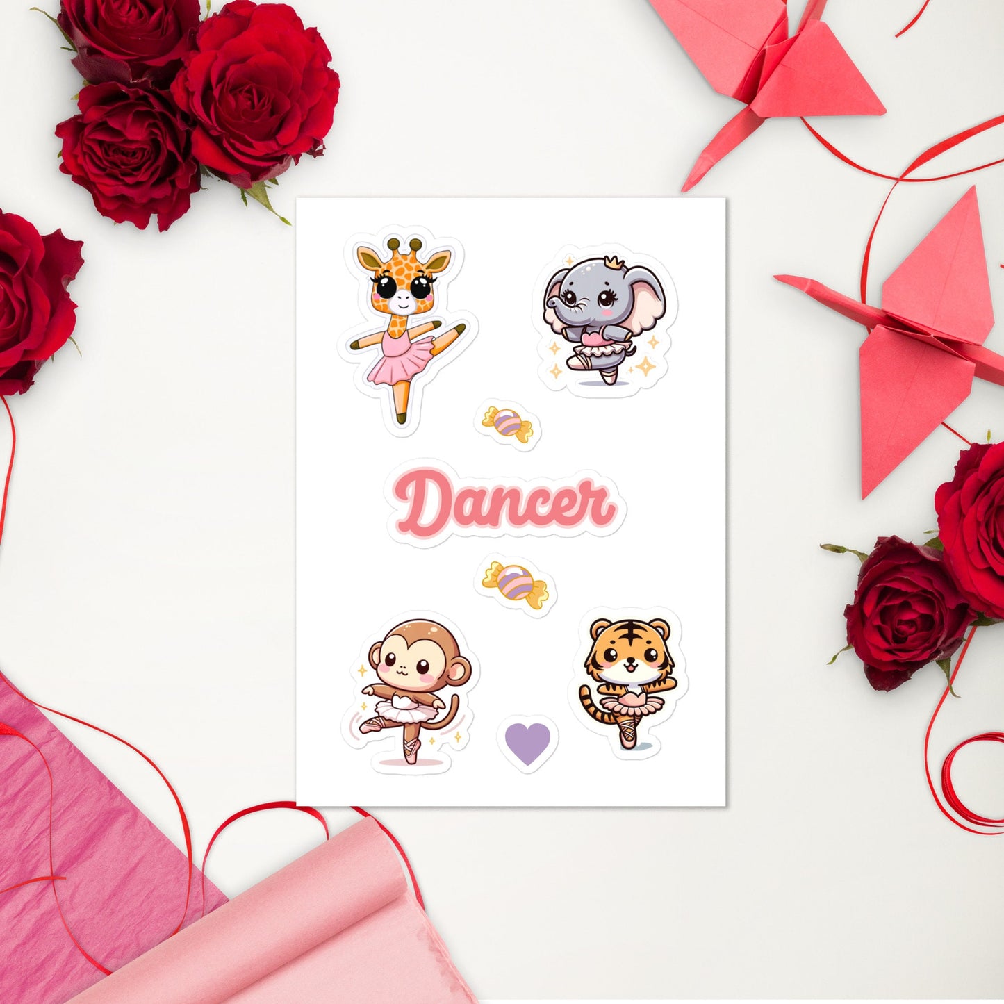 Ballet Dancer Sticker sheet animals ballet dancing sticker sheet dancer stickers teacher stickers