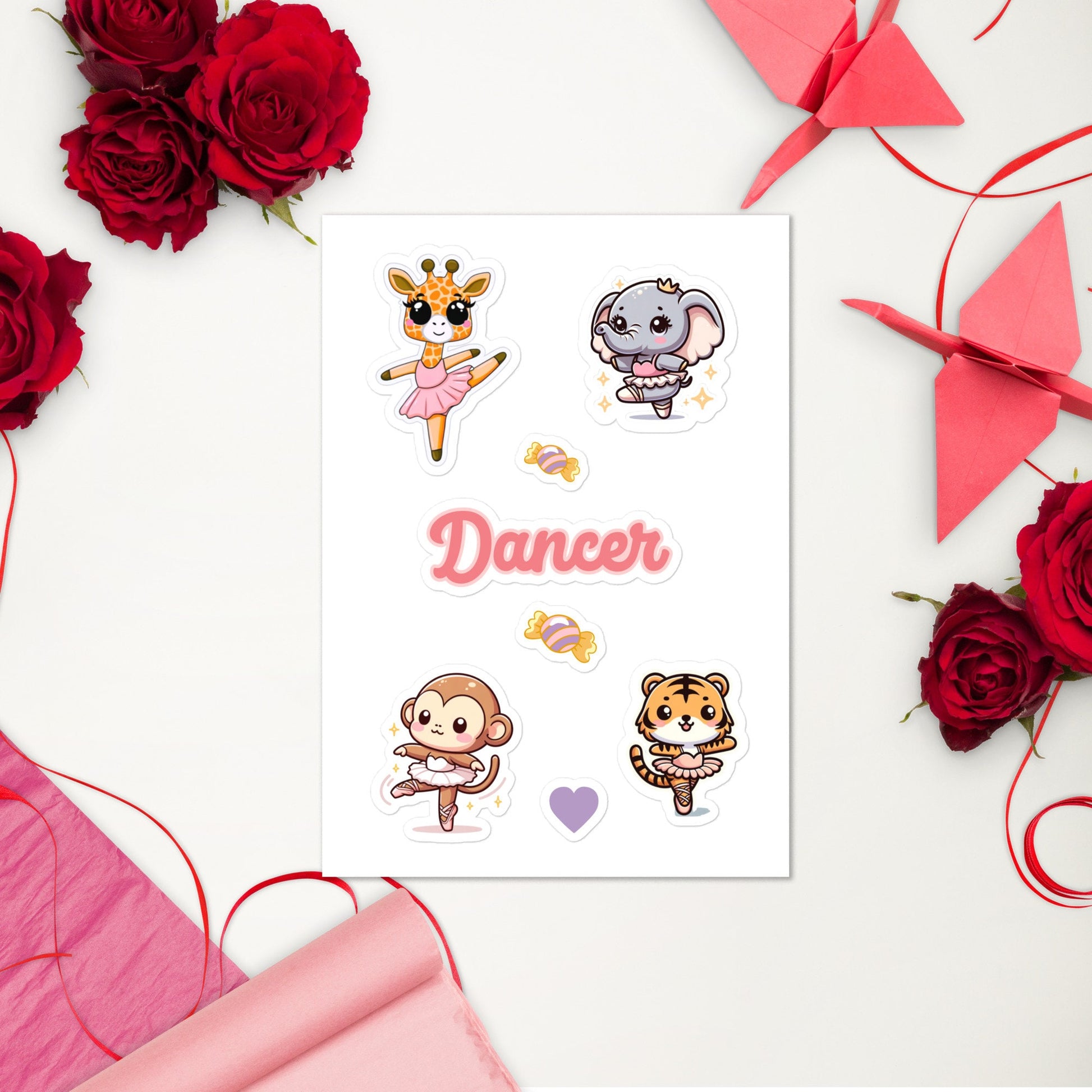 Ballet Dancer Sticker sheet animals ballet dancing sticker sheet dancer stickers teacher stickers