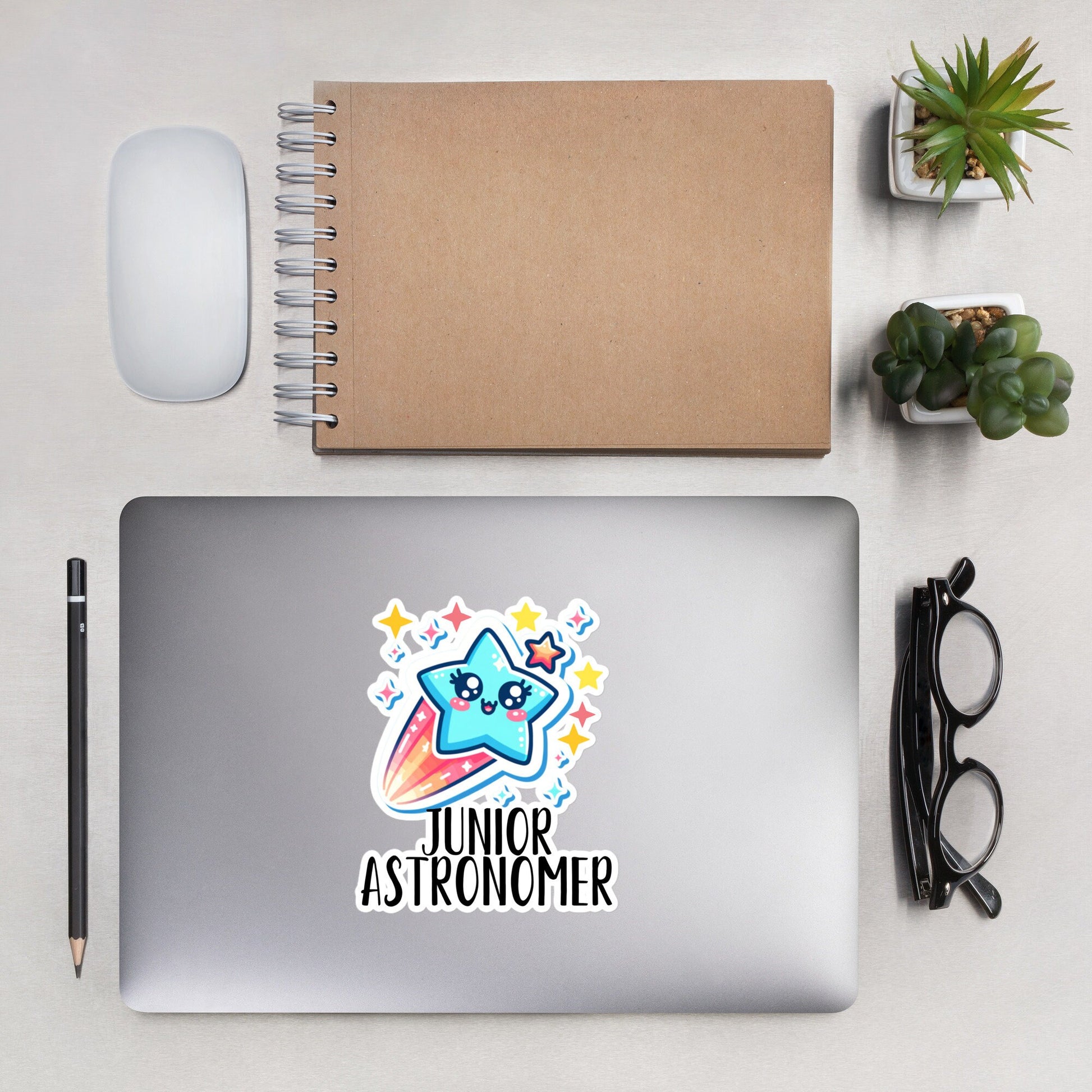 Junior Astronomer Sticker Shooting Star Sticker Astronomy stickers Science Sticker Eclipse StickersBubble-free stickers