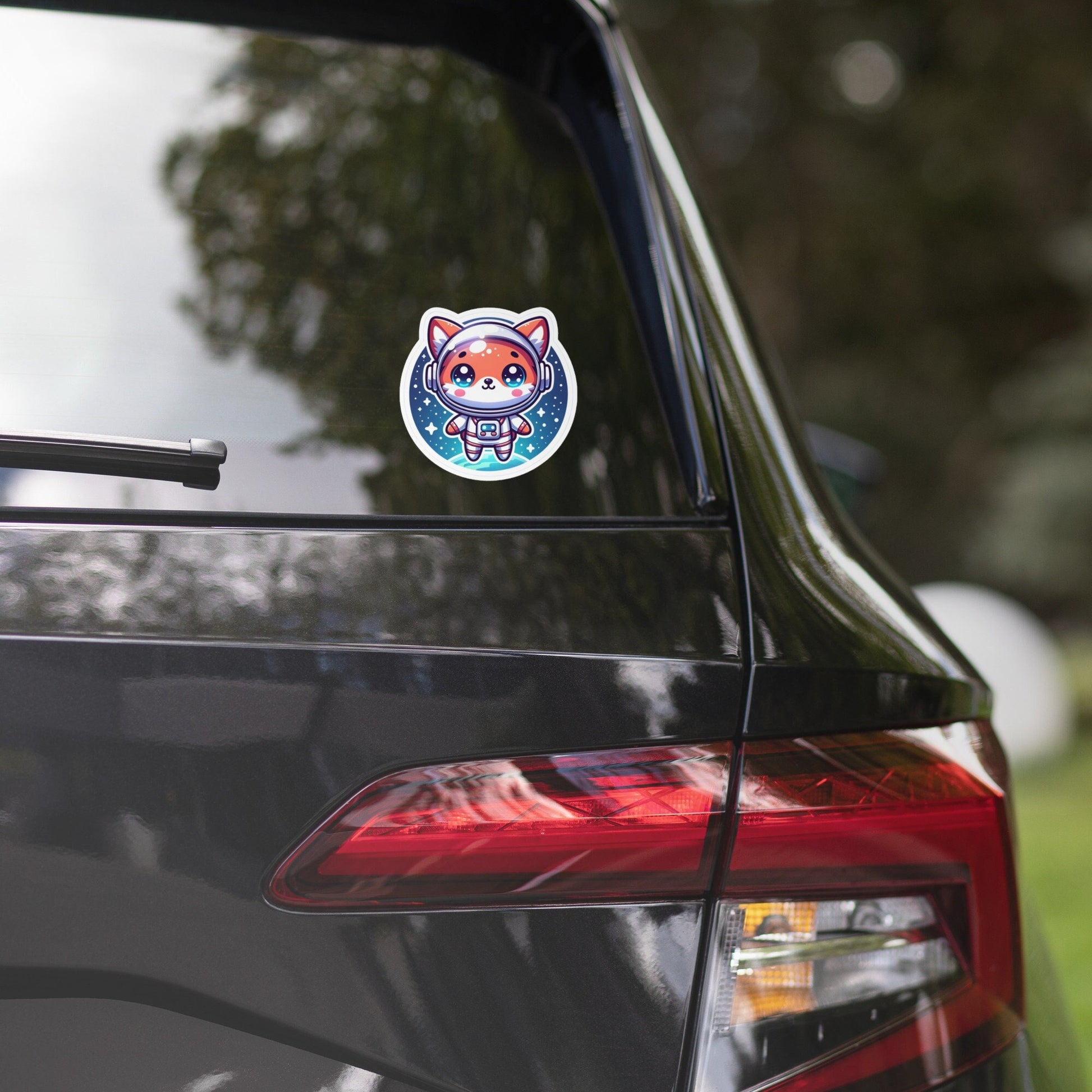 Fox Astronaut Sticker Science Stickers Astronomy stickers NASA sticker space stickers animal stickers Bubble-free stickers