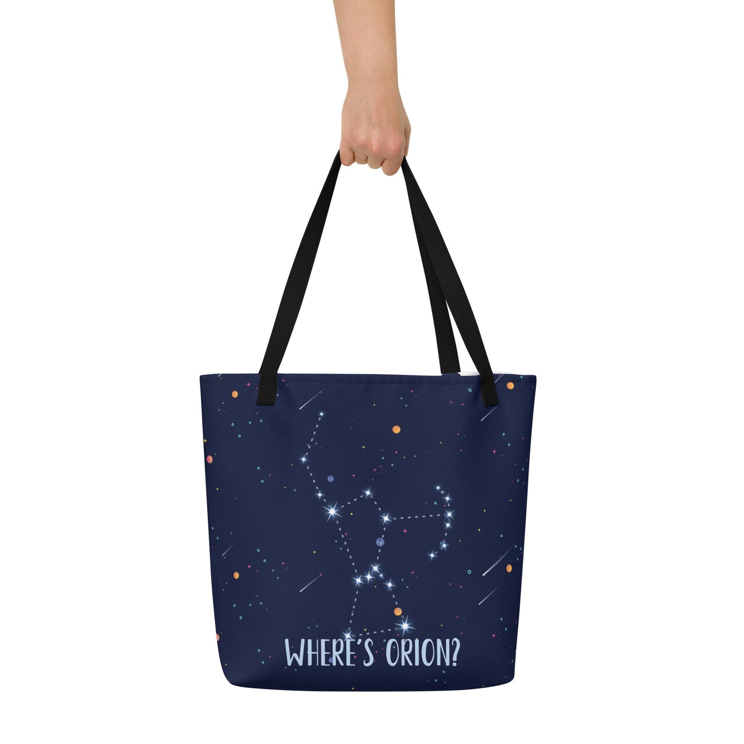 Tote Bag Large Custom Astronomy Tote Bag Orion Science Tote Bag Custom Astronomy Tote Bag