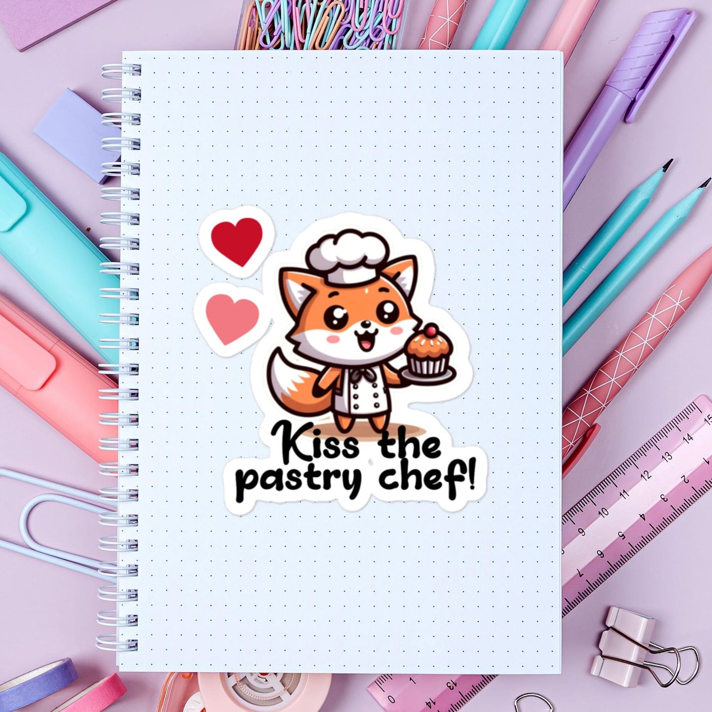Sticker Baking Chef Gifts Sticker Pastry Dessert Sticker Chef Baking Stickers Dessert Gifts