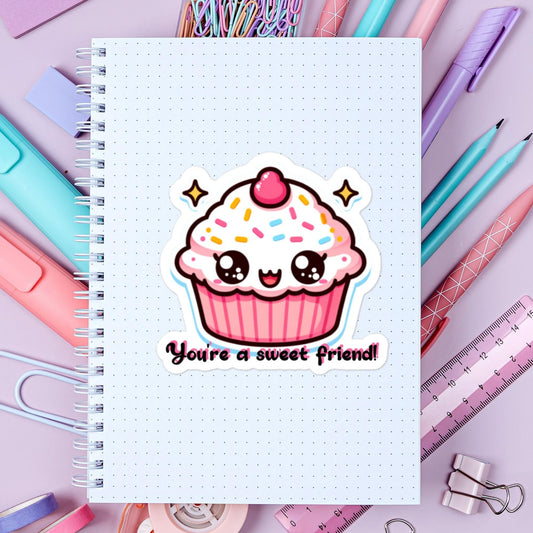 Stickers Cupcake Friend Gift Stickers Gifts Friends Baking Kitchen Humor Friends Stickers Gifts