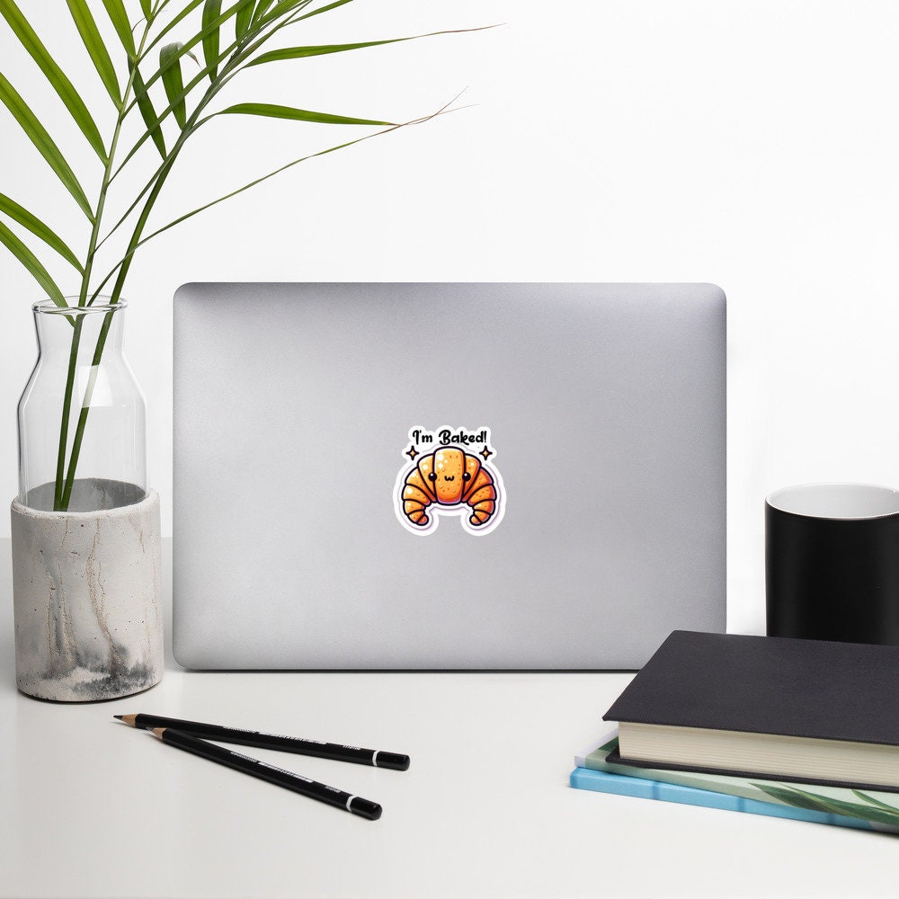 Croissant Sticker Baking Humor Pastry Sticker Pastry Humor Kitchen Gifts Baking Gifts Sticker