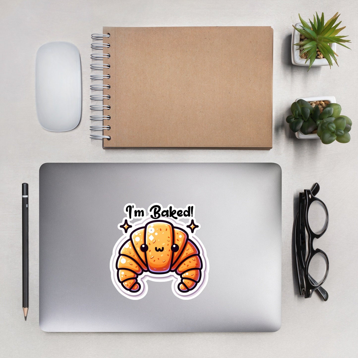 Croissant Sticker Baking Humor Pastry Sticker Pastry Humor Kitchen Gifts Baking Gifts Sticker