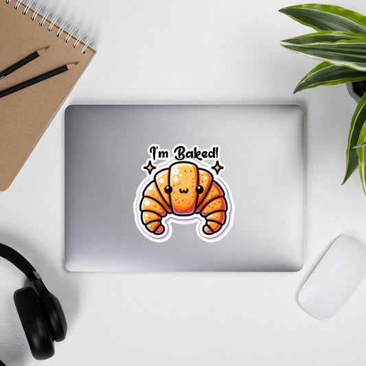 Croissant Sticker Baking Humor Pastry Sticker Pastry Humor Kitchen Gifts Baking Gifts Sticker