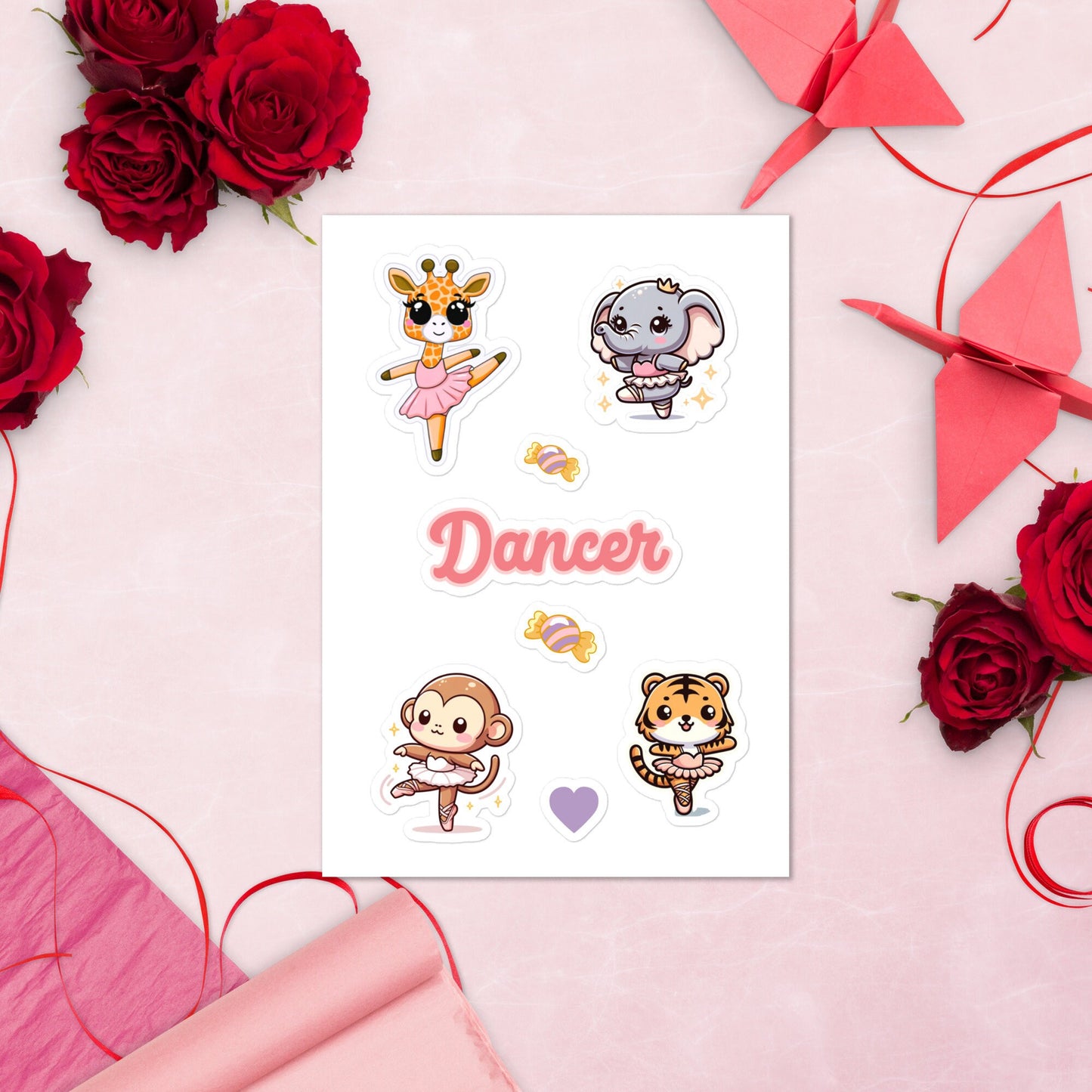 Ballet Dancer Sticker sheet animals ballet dancing sticker sheet dancer stickers teacher stickers