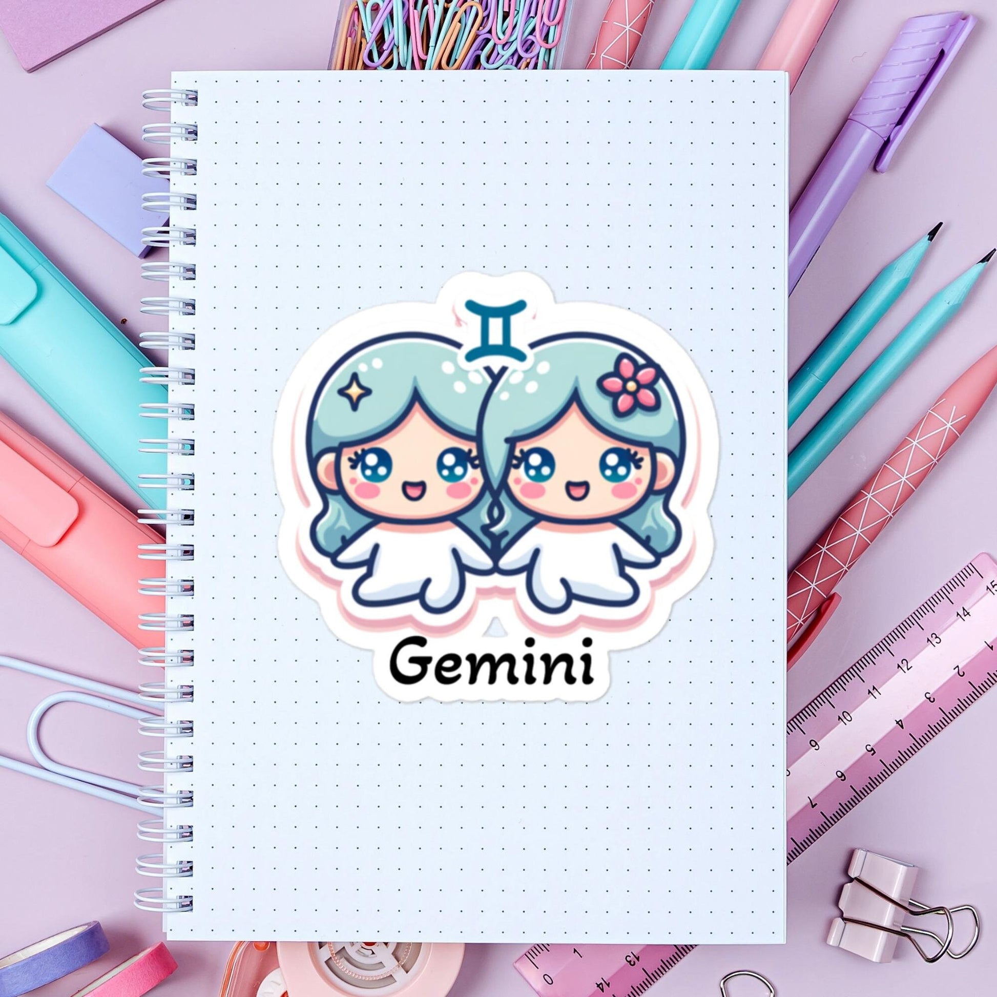 Stickers Gemini Zodiac Astrology Stickers Zodiac Gemini Astrology Gifts Stickers