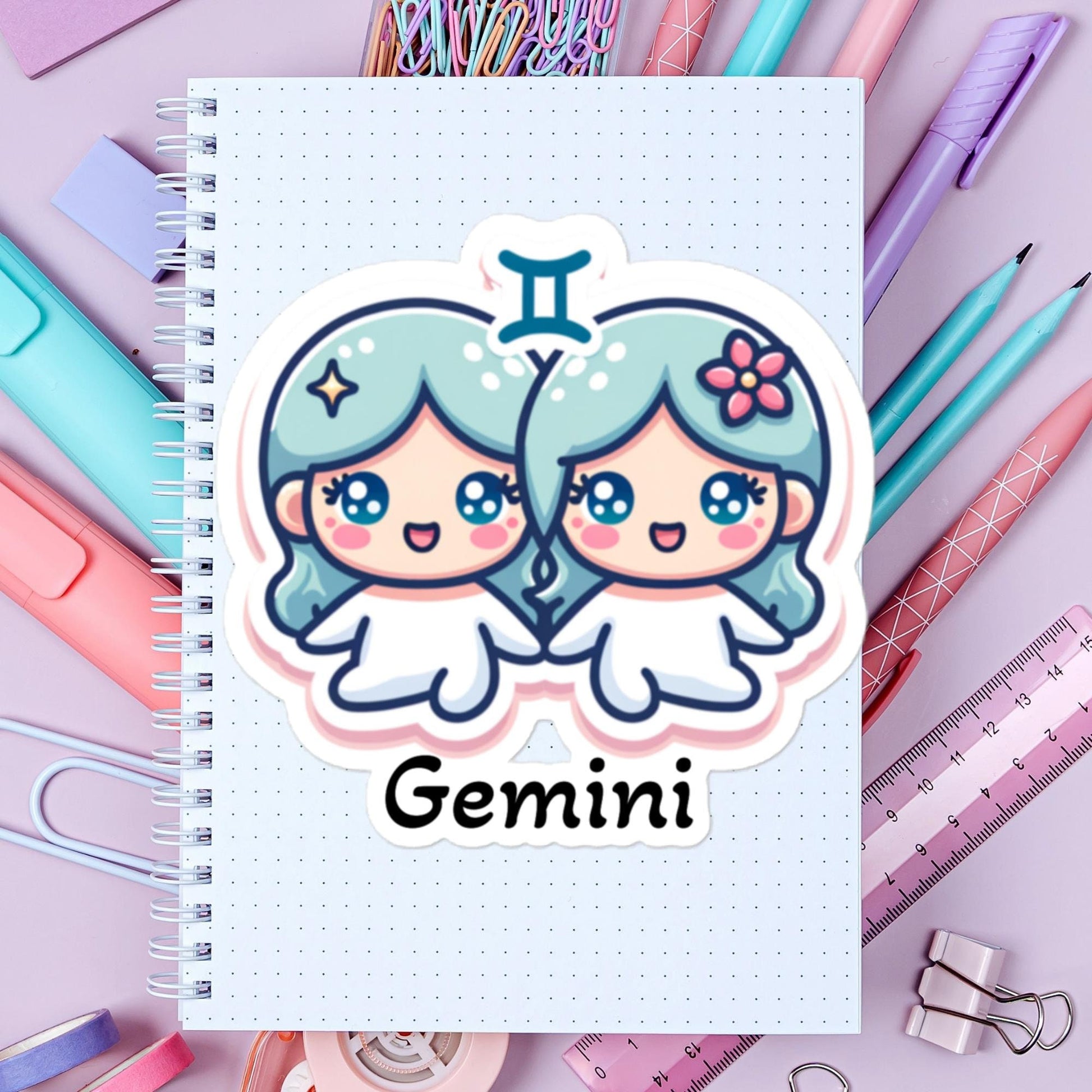 Stickers Gemini Zodiac Astrology Stickers Zodiac Gemini Astrology Gifts Stickers