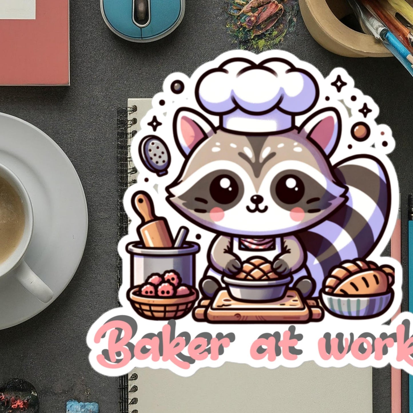 Stickers Baking Kitchen Gift Stickers Baker Gift Cute Stickers Gifts Baking Bakers Stickers