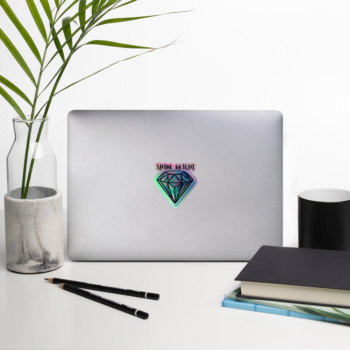 Stickers Gemstone Crystals Holographic Stickers Crystal Magic Diamond Stickers Holographic