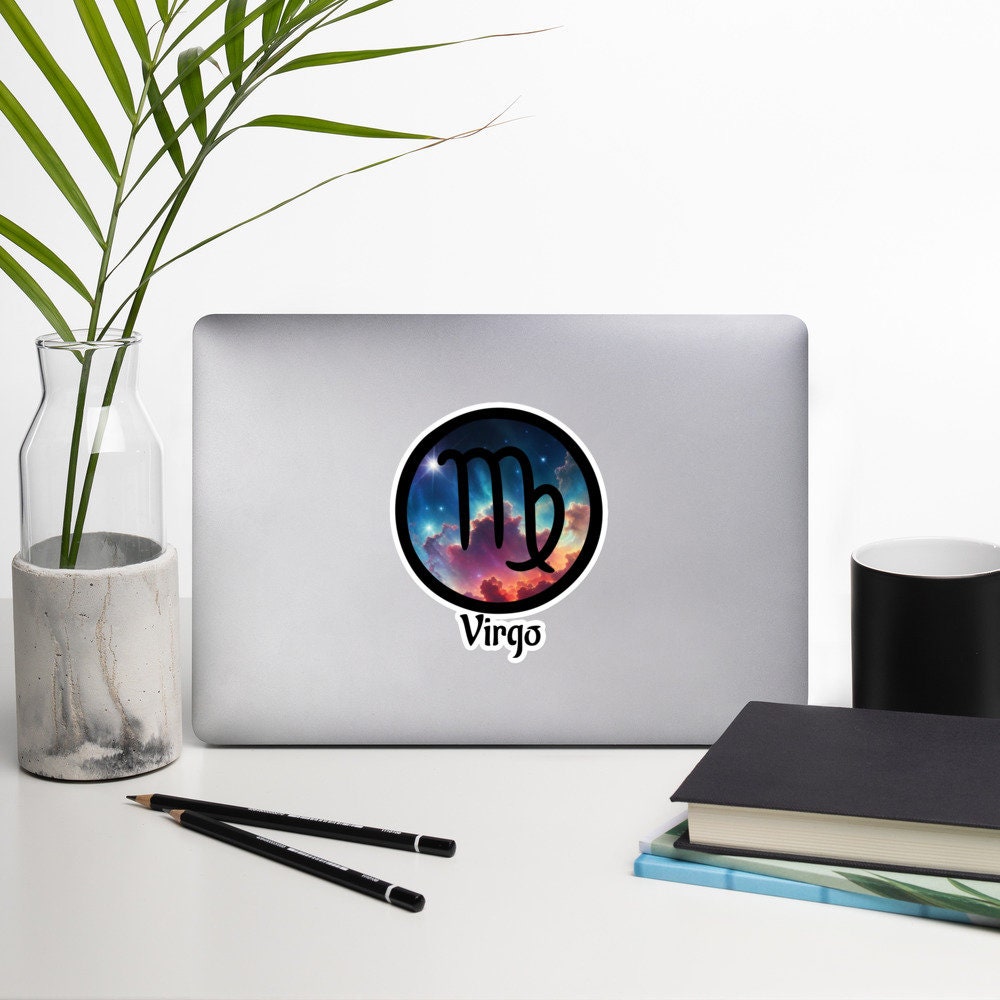 Zodiac Sticker Gift, Astrology Sticker Large, Water Proof sticker, vinyl zodiac sticker, die cut zodiac sticker