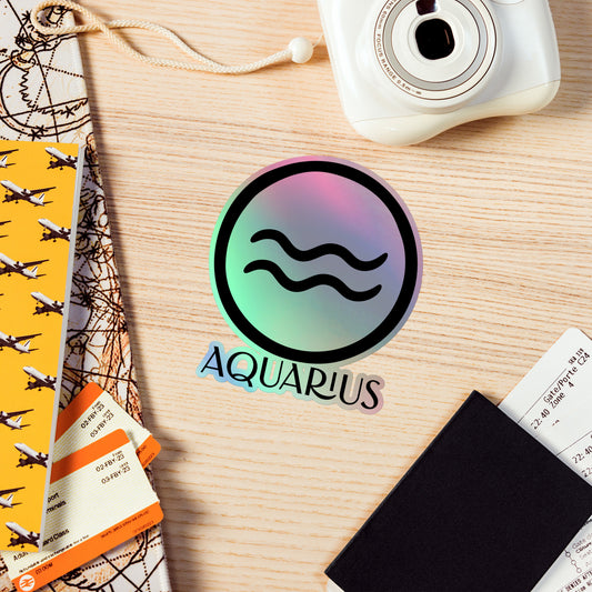Holographic stickers Zodiac, Custom Astrology Stickers holographic, fun zodiac custom stickers gifts holographic sticker zodiac gift