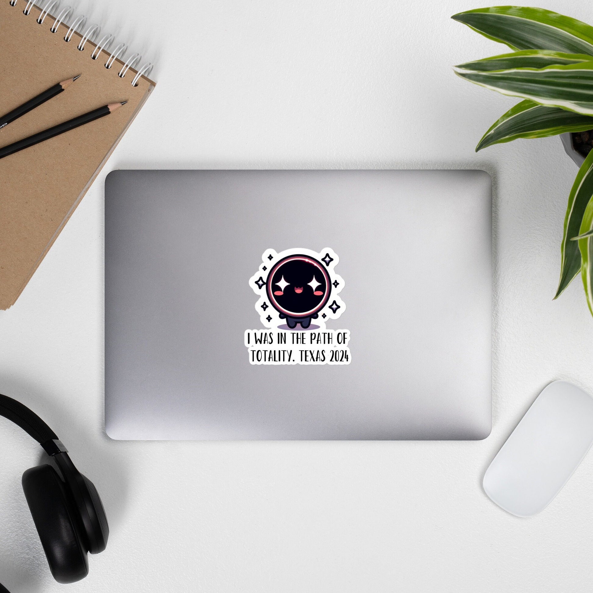 The Path of Totality Sticker Texas Full Eclipse Astronomy Science Lovers Texas Eclipse Stickers Bubble-free stickers