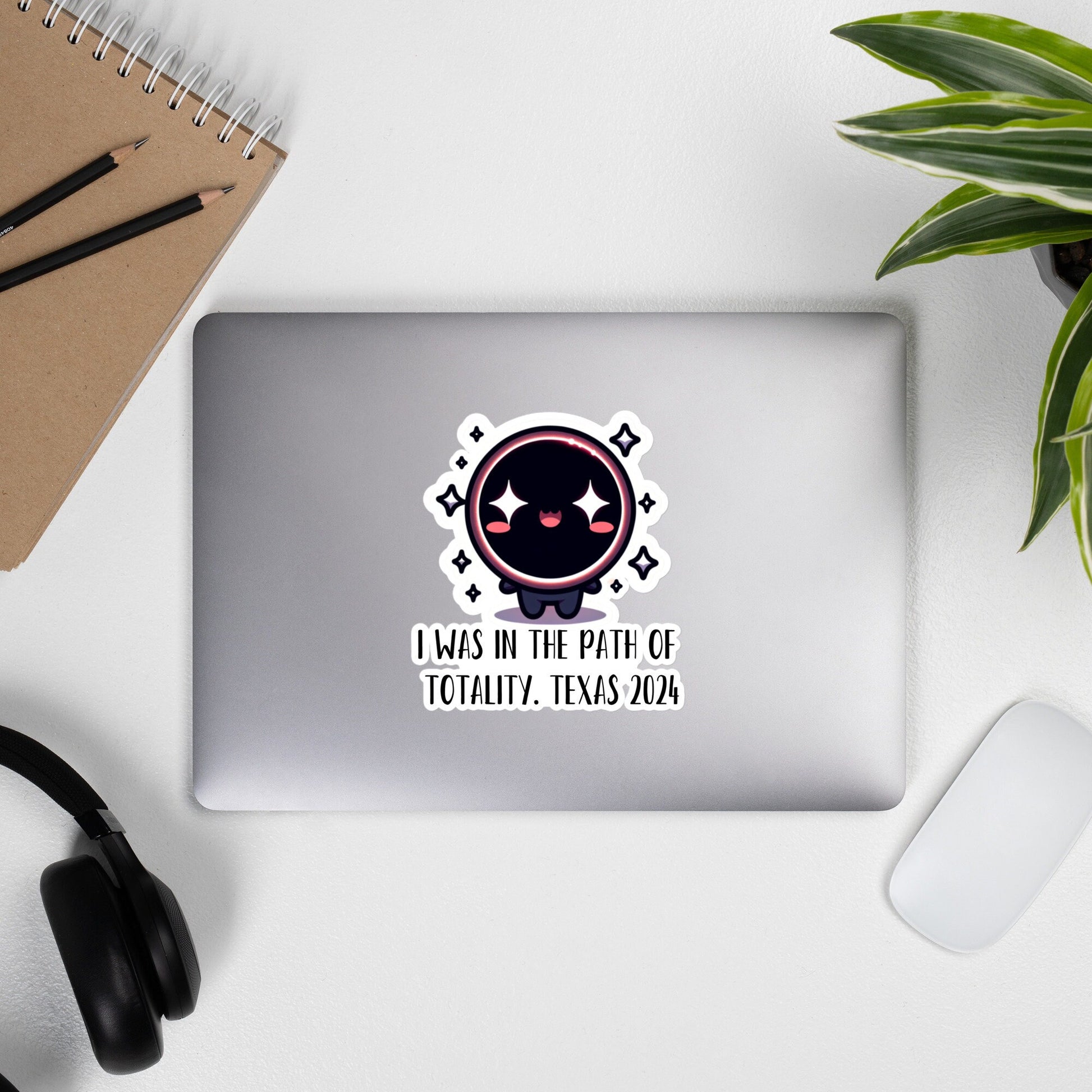 The Path of Totality Sticker Texas Full Eclipse Astronomy Science Lovers Texas Eclipse Stickers Bubble-free stickers