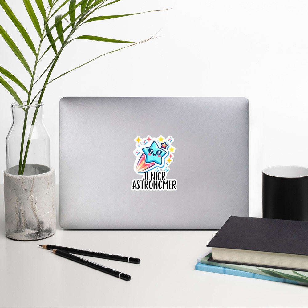 Junior Astronomer Sticker Shooting Star Sticker Astronomy stickers Science Sticker Eclipse StickersBubble-free stickers