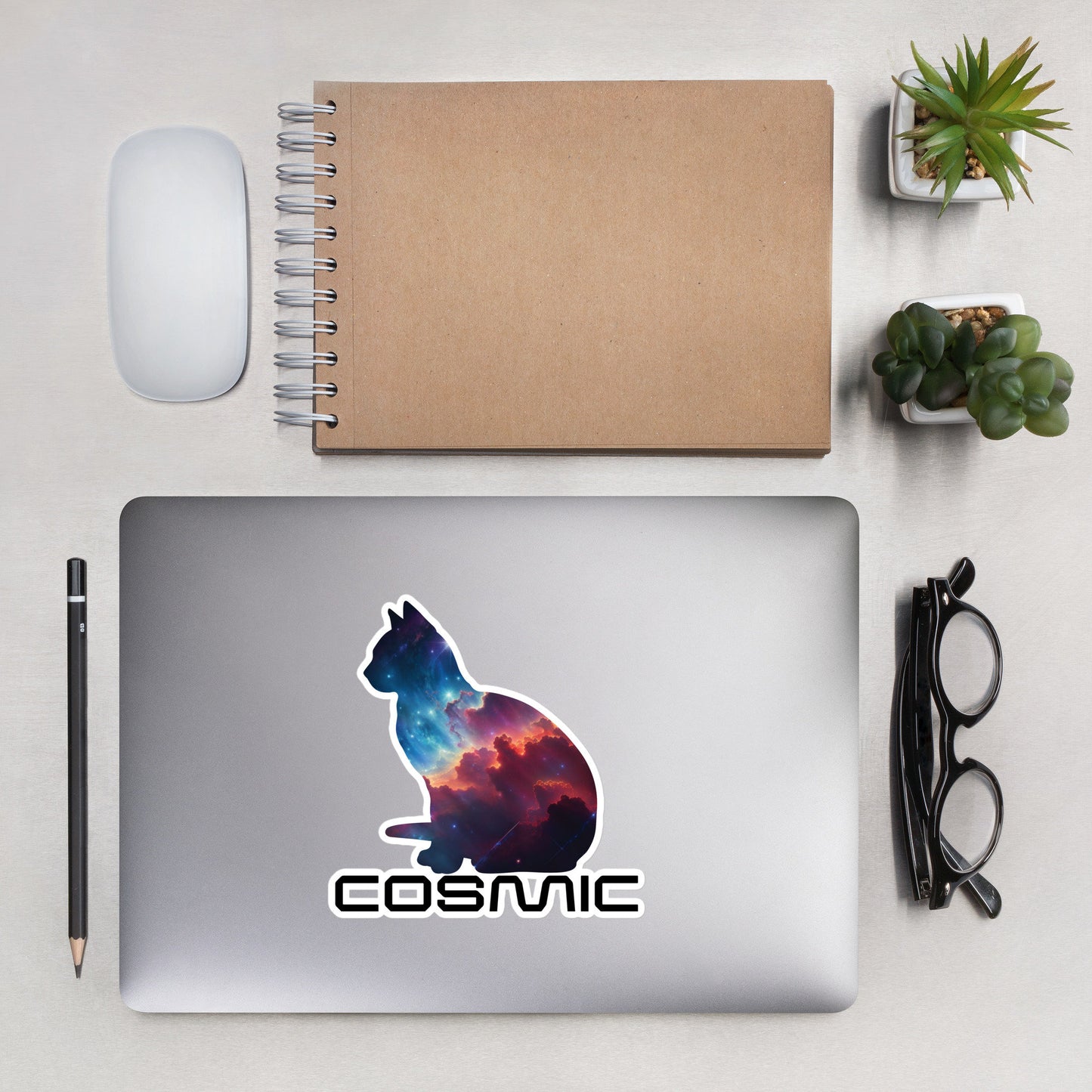 Cat stickers Fun Outer Space Astronomy Stickers Kitty Cat Gift Cosmic Cat Stickers