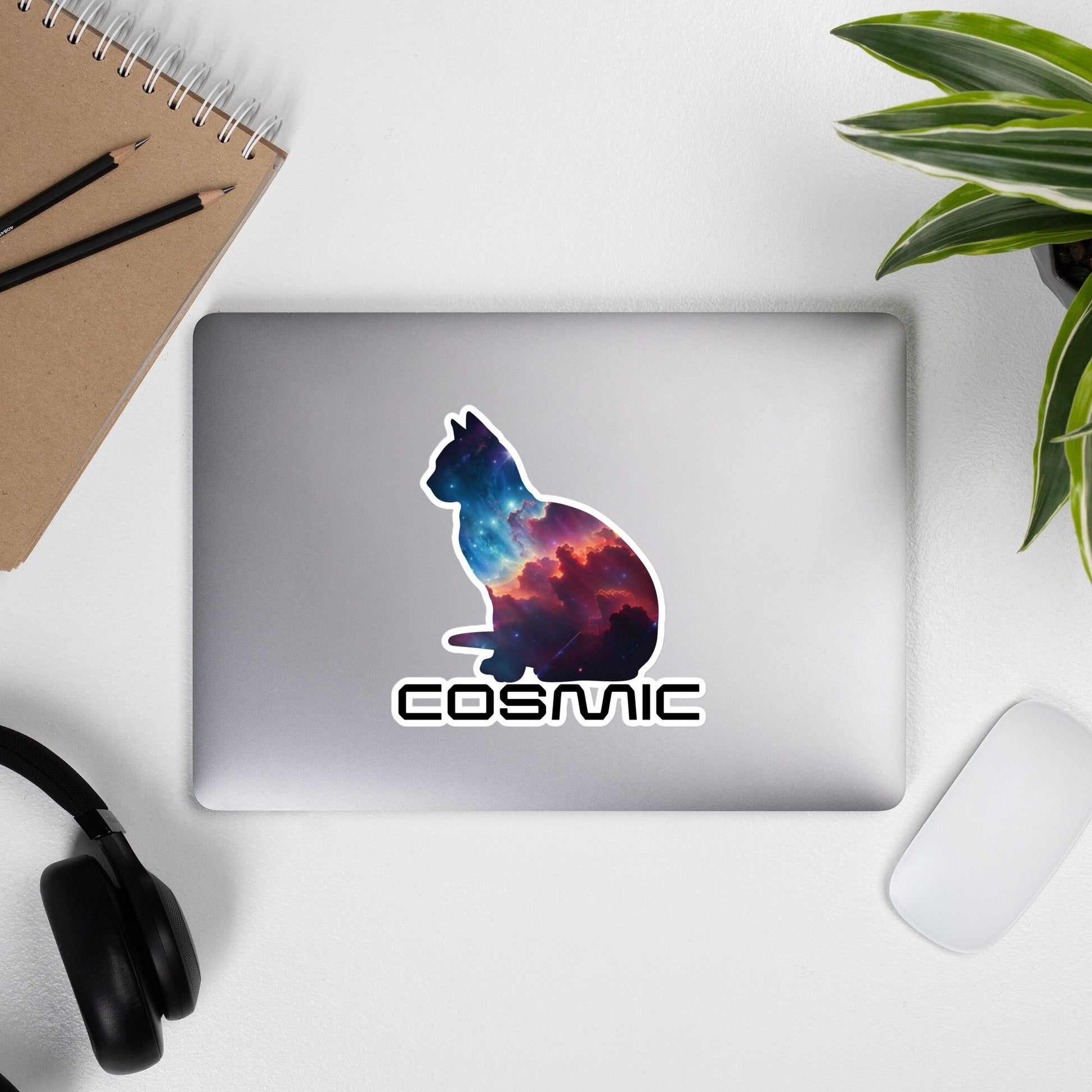 Cat stickers Fun Outer Space Astronomy Stickers Kitty Cat Gift Cosmic Cat Stickers