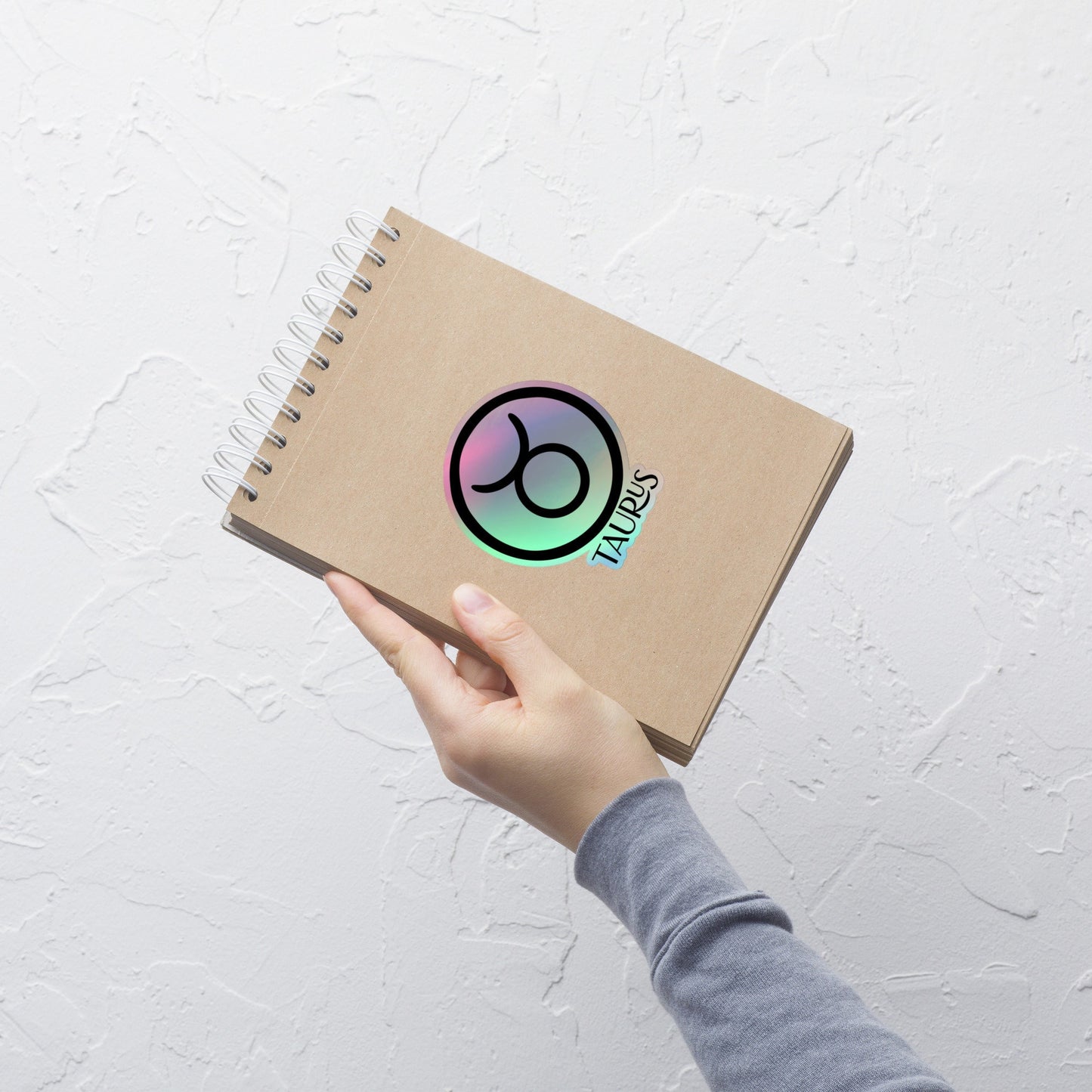 Holographic sticker Taurus, Zodiac Symbol Stickers, Astrology Sign Stickers, Taurus Gift Stickers, Holographic Zodiac Stickers