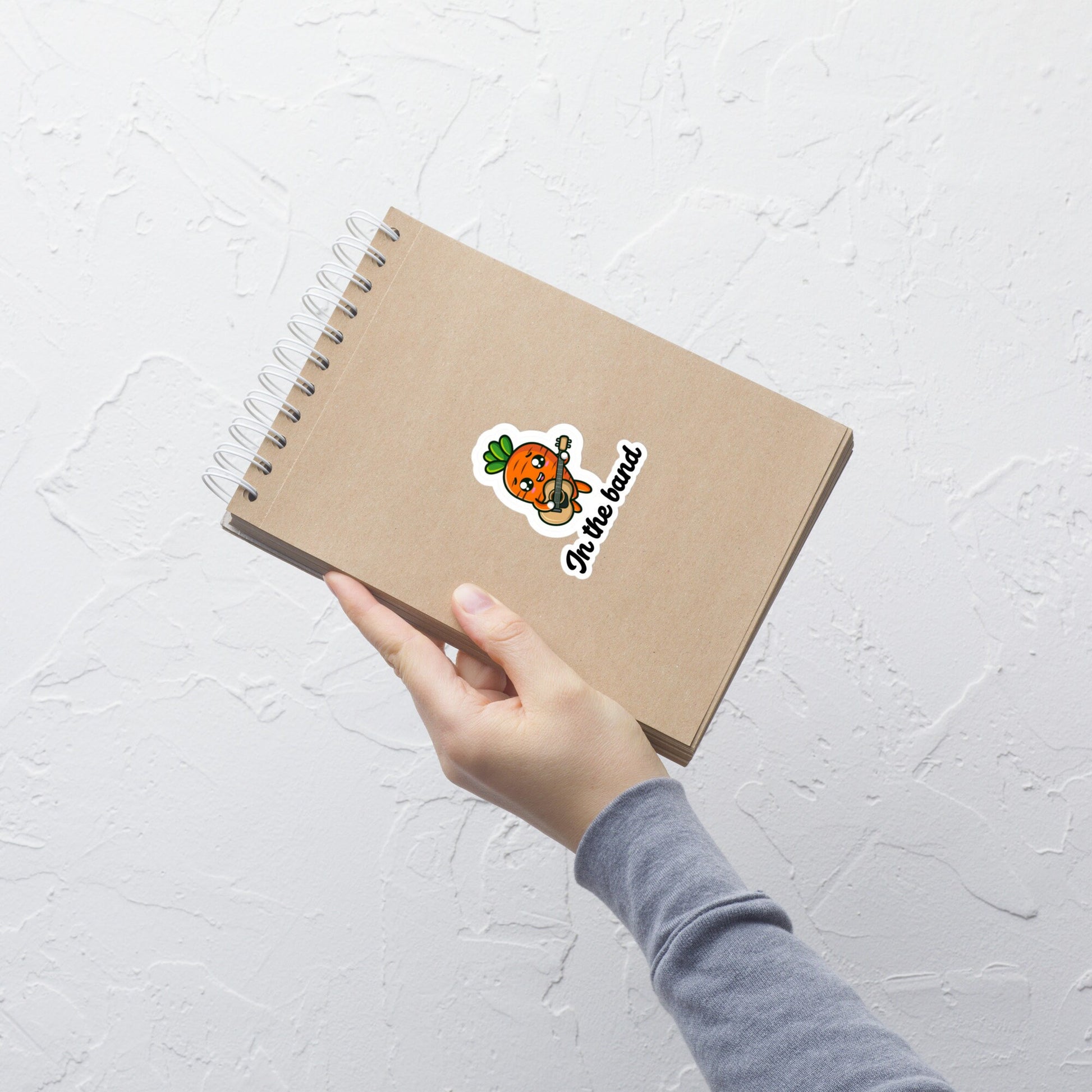 Acoustic guitar stickers, school band sticker, guitarist fun sticker, acoustic guitar decals, school pride