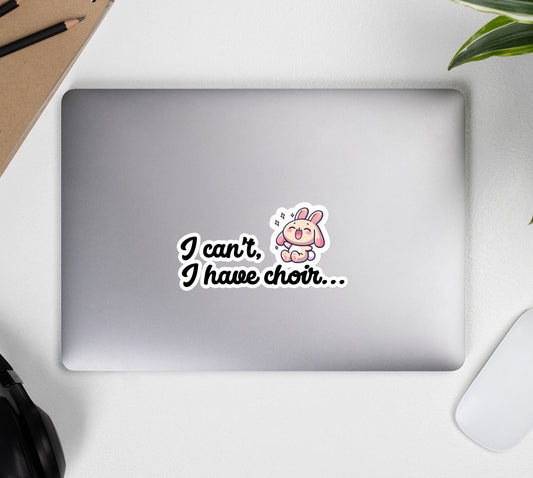 Choir music stickers, school choir decals, choir sticker, choir pride, music school gifts