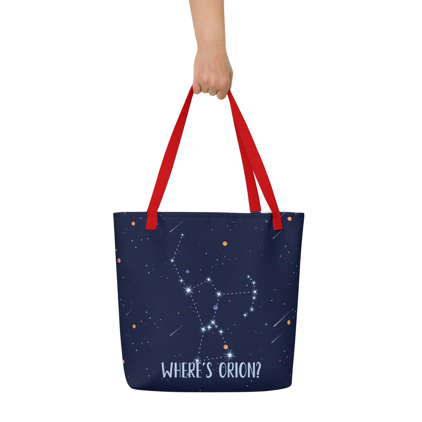 Tote Bag Large Custom Astronomy Tote Bag Orion Science Tote Bag Custom Astronomy Tote Bag
