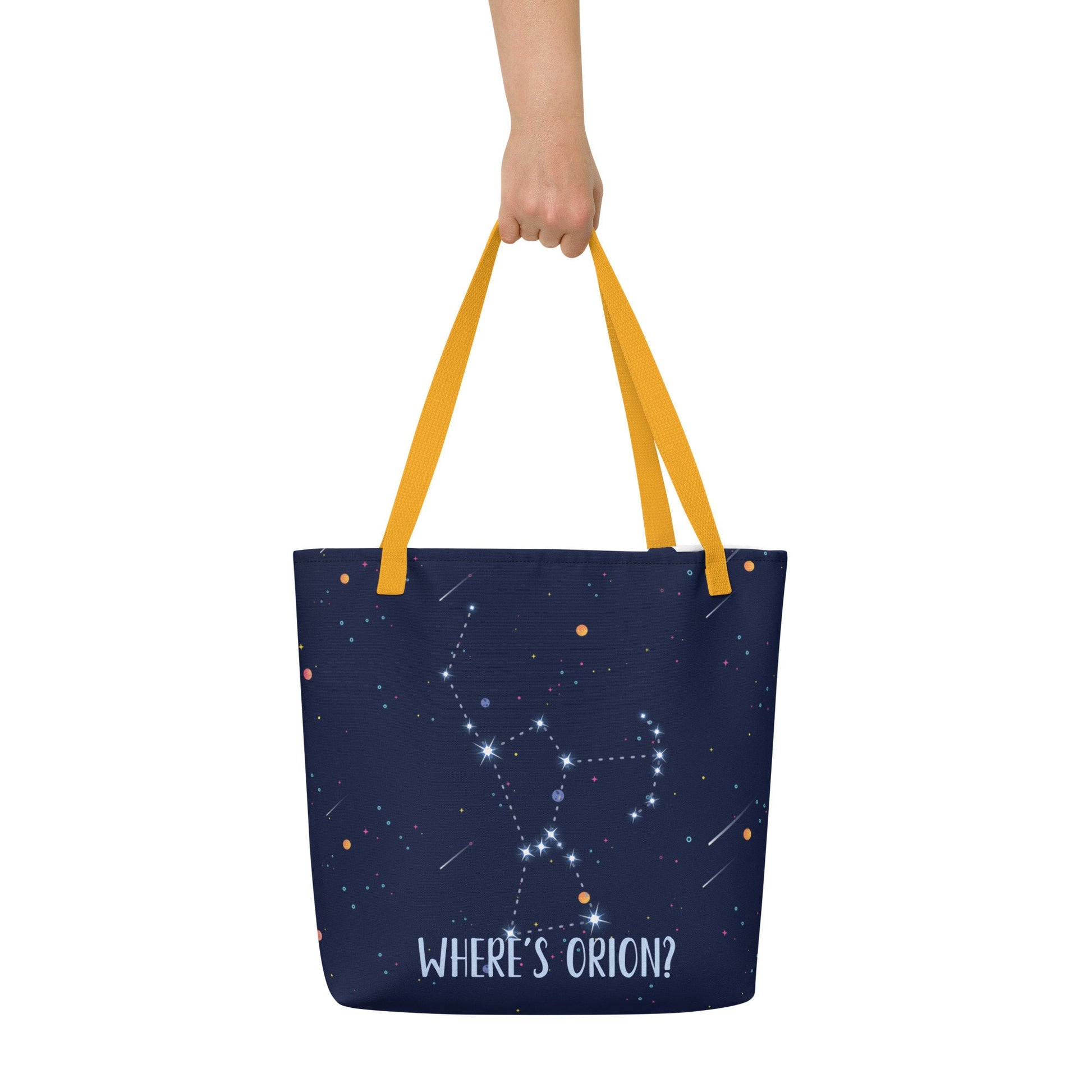 Tote Bag Large Custom Astronomy Tote Bag Orion Science Tote Bag Custom Astronomy Tote Bag