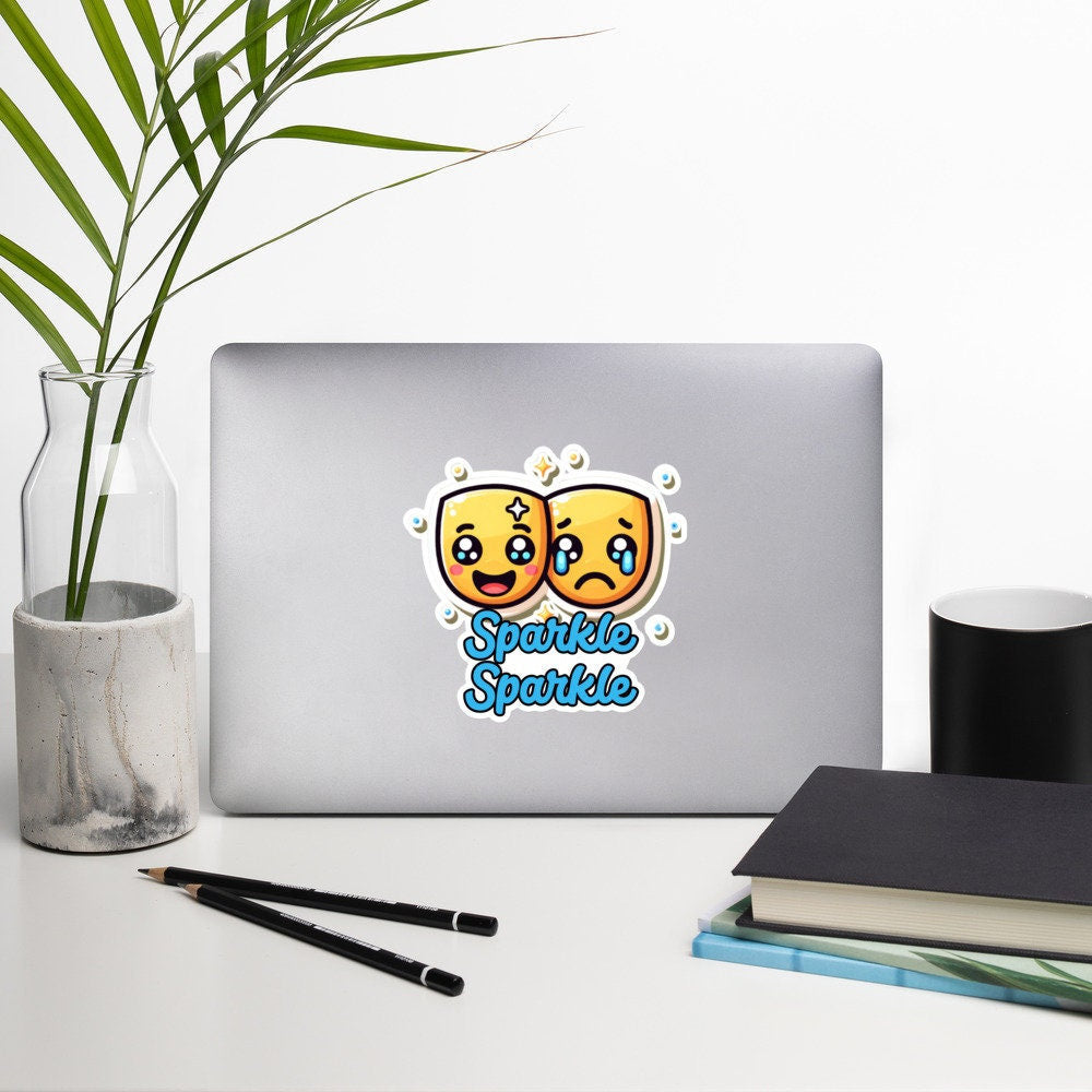 Sticker Theatre Masks Sticker Actor Gift Sticker Backstage Crew Sticker Gift Theater Sticker