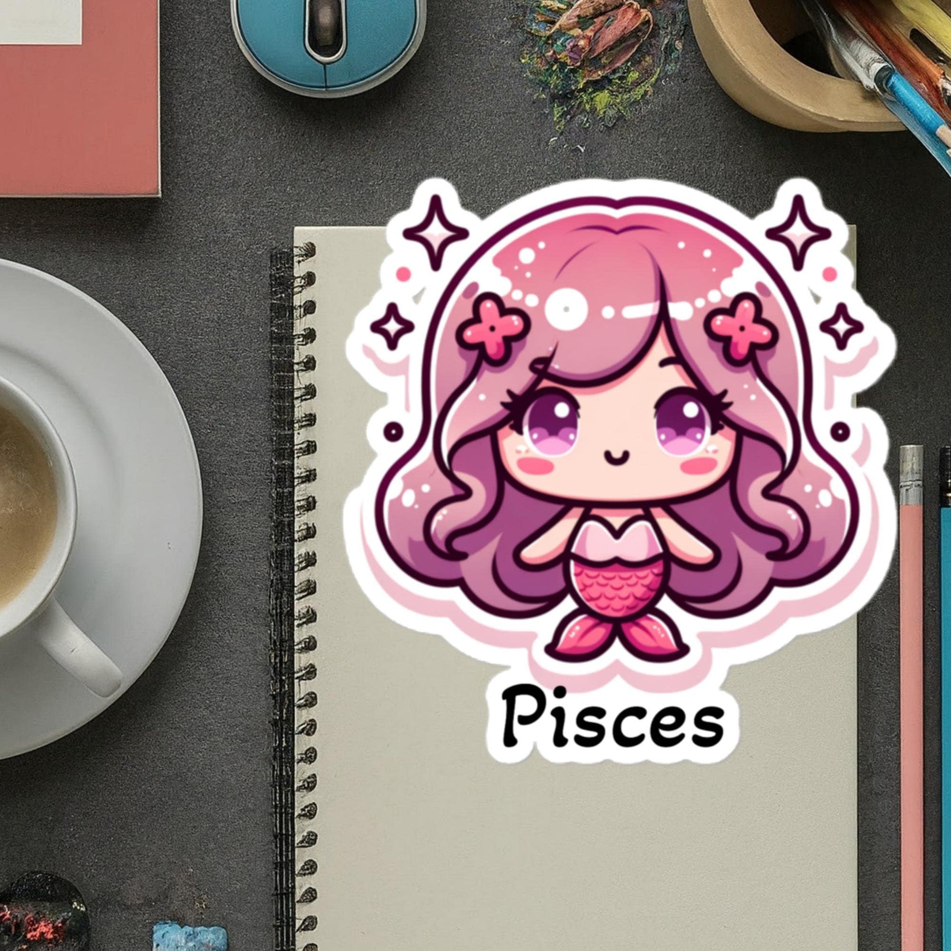 Stickers Pisces Zodiac Astrology Stickers Zodiac Gifts Astrology Pisces Stickers