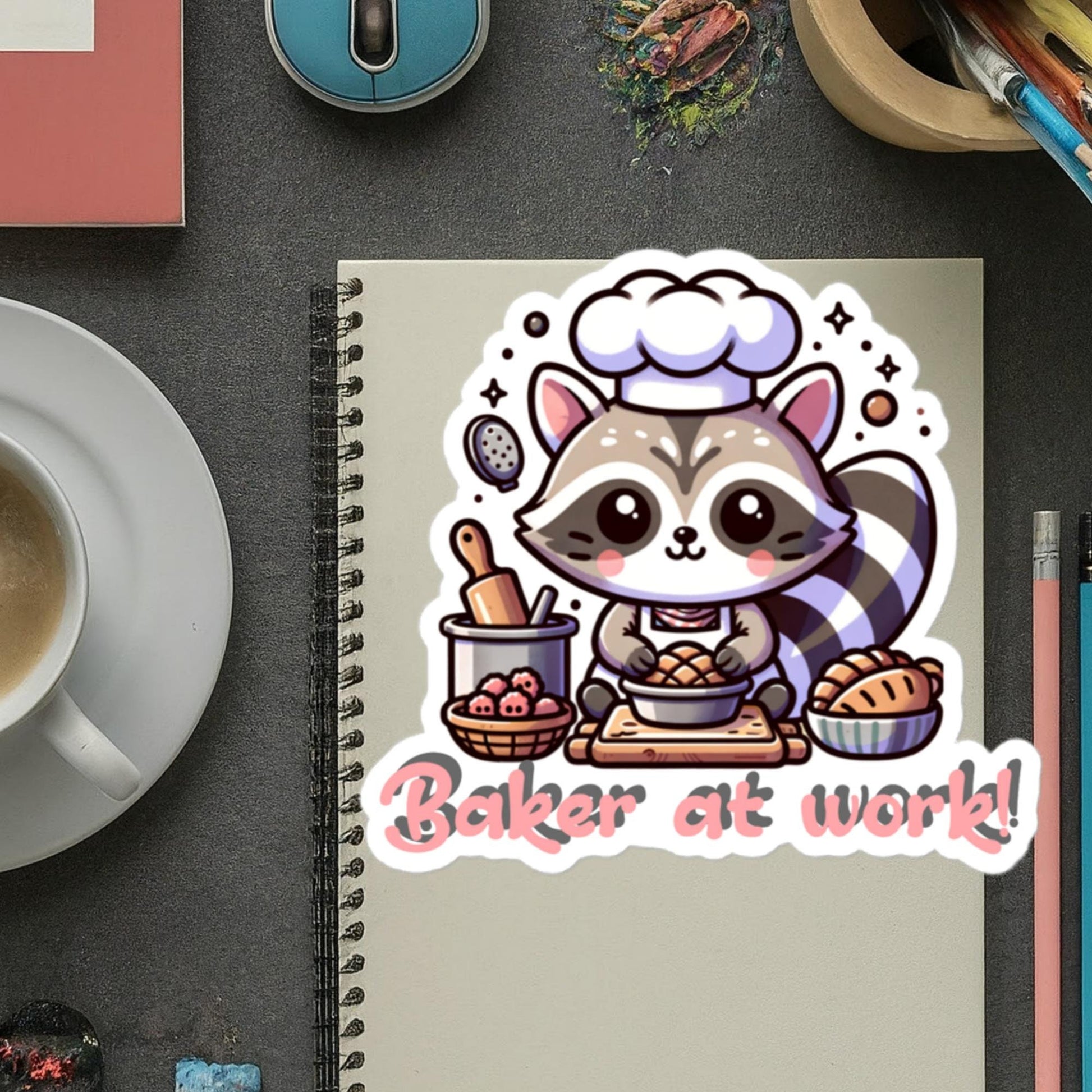 Stickers Baking Kitchen Gift Stickers Baker Gift Cute Stickers Gifts Baking Bakers Stickers